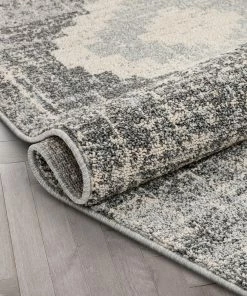 Well Woven Global Juliet Tribal Geometric Diamond Pattern Grey Kilim-Style Rug