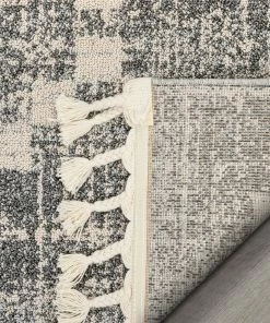 Well Woven Global Juliet Tribal Geometric Diamond Pattern Grey Kilim-Style Rug