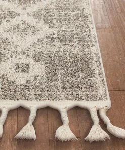 Well Woven Romeo Moroccan Tribal Diamond Pattern Beige Kilim-Style Rug Global