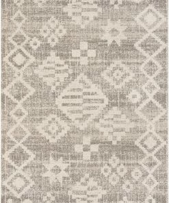 Well Woven Romeo Moroccan Tribal Diamond Pattern Beige Kilim-Style Rug Global