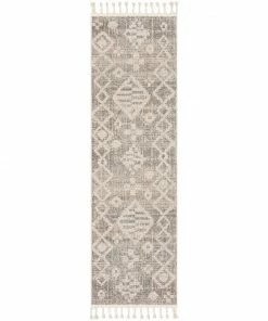 Well Woven Romeo Moroccan Tribal Diamond Pattern Beige Kilim-Style Rug Global