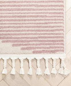 Well Woven Zipped Tribal Aztec Geometric Blush Kilim-Style Rug