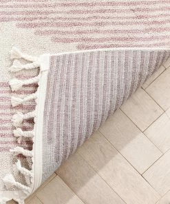 Well Woven Zipped Tribal Aztec Geometric Blush Kilim-Style Rug