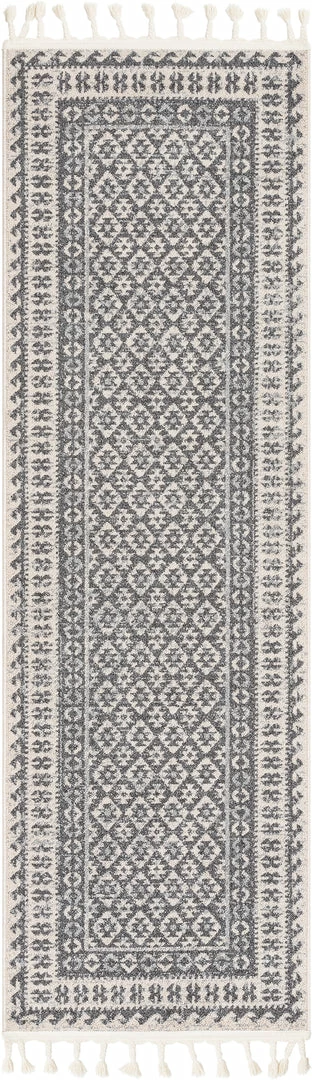 Well Woven Callista Tribal Trellis Pattern Grey Kilim-Style Rug Global 12 Well Woven Callista Tribal Trellis Pattern Grey Kilim-Style Rug Global