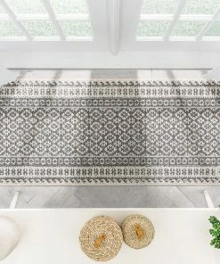 Well Woven Callista Tribal Trellis Pattern Grey Kilim-Style Rug Global 22 Well Woven Callista Tribal Trellis Pattern Grey Kilim-Style Rug Global