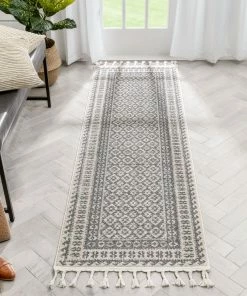 Well Woven Callista Tribal Trellis Pattern Grey Kilim-Style Rug Global 20 Well Woven Callista Tribal Trellis Pattern Grey Kilim-Style Rug Global