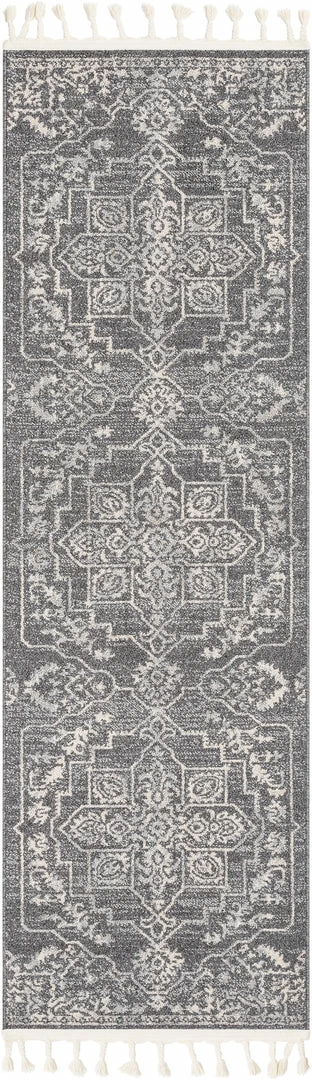 Well Woven Valentina Oriental Medallion Pattern Grey Kilim-Style Rug 12 Well Woven Valentina Oriental Medallion Pattern Grey Kilim-Style Rug