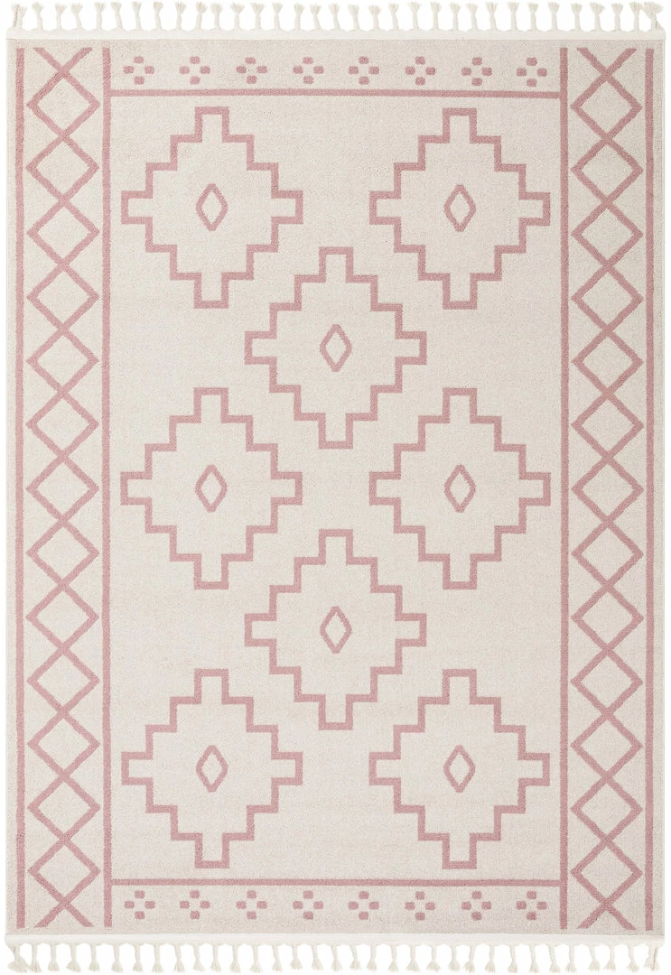 Well Woven Mica Southwestern Tribal Geometric Blush Kilim-Style Rug 2 Well Woven Mica Southwestern Tribal Geometric Blush Kilim-Style Rug