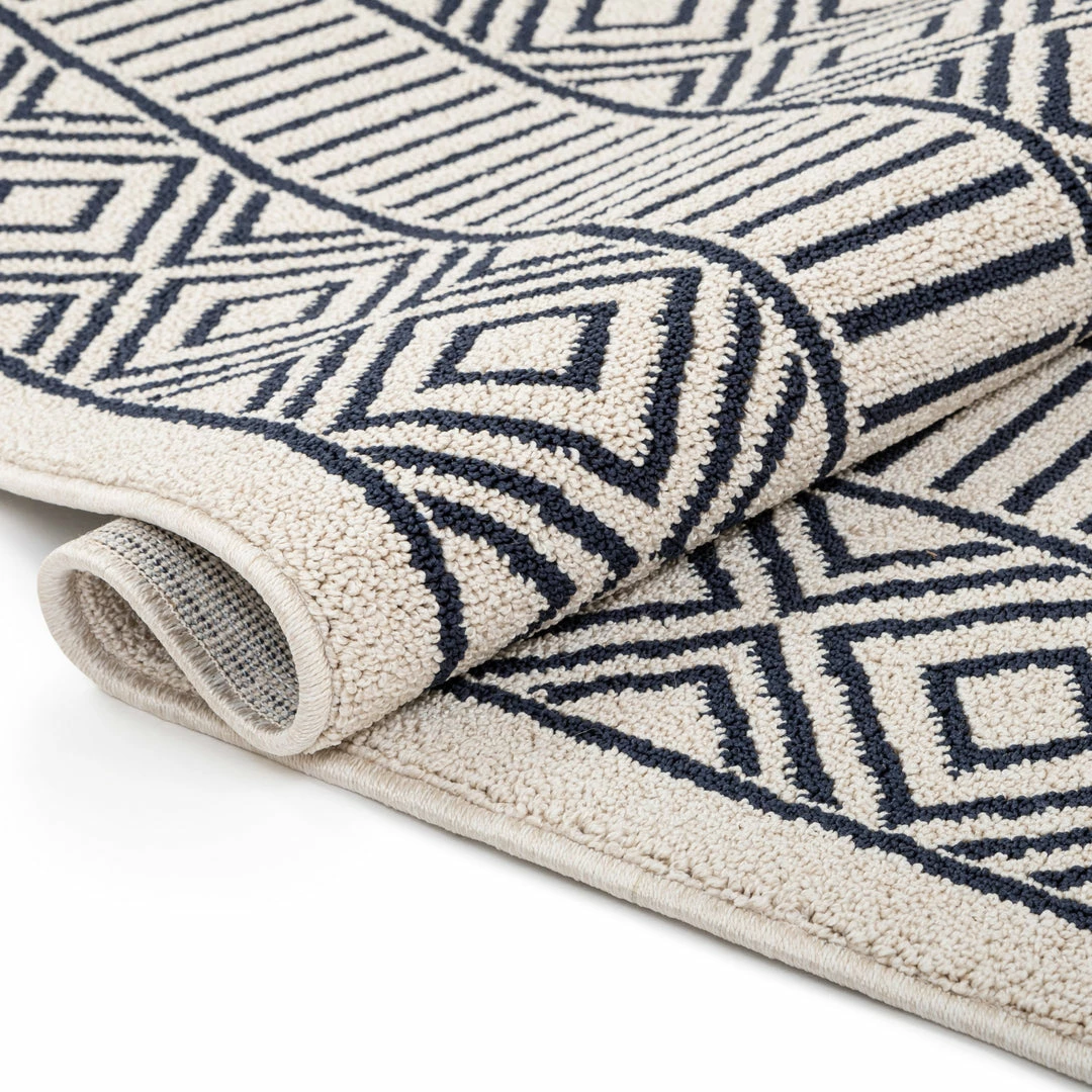 Well Woven Dora Tribal Moroccan Geometric Dark Blue Kilim-Style Rug Global 8 Well Woven Dora Tribal Moroccan Geometric Dark Blue Kilim-Style Rug Global