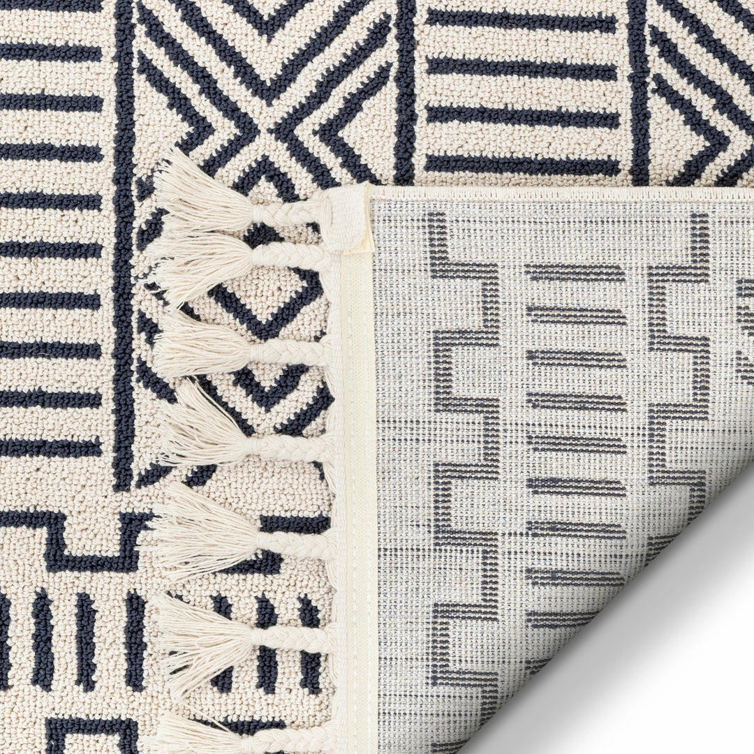 Well Woven Dora Tribal Moroccan Geometric Dark Blue Kilim-Style Rug Global 3 Well Woven Dora Tribal Moroccan Geometric Dark Blue Kilim-Style Rug Global