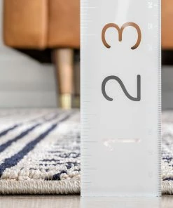 Well Woven Cruce Tribal Moroccan Geometric Dark Blue Kilim-Style Rug Global