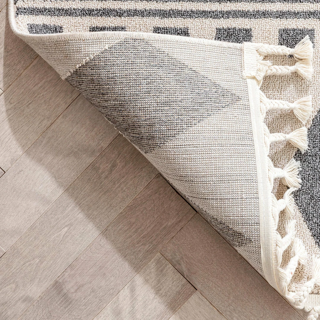 Well Woven Cruce Tribal Moroccan Geometric Grey Kilim-Style Rug 7 Well Woven Cruce Tribal Moroccan Geometric Grey Kilim-Style Rug