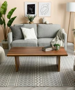 Well Woven Covina Tribal Geometric Diamond Grey Kilim-Style Rug Global