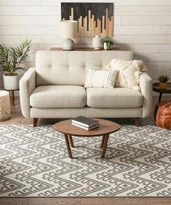 Well Woven Global Tico Geometric Tribal Beige Kilim-Style Rug 13 Well Woven Global Tico Geometric Tribal Beige Kilim-Style Rug