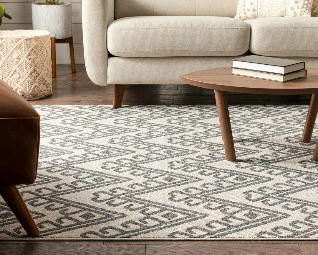 Well Woven Global Tico Geometric Tribal Beige Kilim-Style Rug 7 Well Woven Global Tico Geometric Tribal Beige Kilim-Style Rug