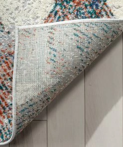 Well Woven Atacama Diamond Geometric Pattern Grey High-Low Rug