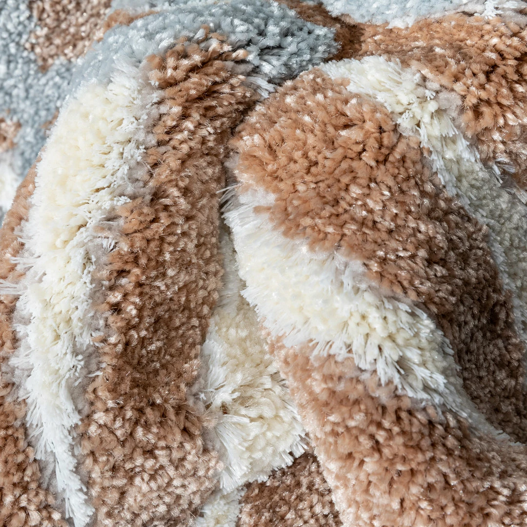 Well Woven Sonoran Abstract Leaves Pattern Green High-Low Rug Geometric 5 Well Woven Sonoran Abstract Leaves Pattern Green High-Low Rug Geometric