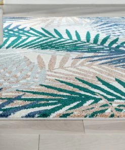 Well Woven Sonoran Abstract Leaves Pattern Green High-Low Rug Geometric 16 Well Woven Sonoran Abstract Leaves Pattern Green High-Low Rug Geometric