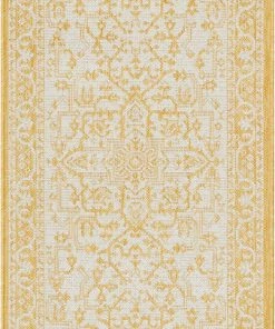 Well Woven Celesine Oriental Medallion Indoor/Outdoor Yellow Flat-Weave Rug 19 Well Woven Celesine Oriental Medallion Indoor/Outdoor Yellow Flat-Weave Rug