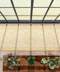 Well Woven Celesine Oriental Medallion Indoor/Outdoor Yellow Flat-Weave Rug 21 Well Woven Celesine Oriental Medallion Indoor/Outdoor Yellow Flat-Weave Rug