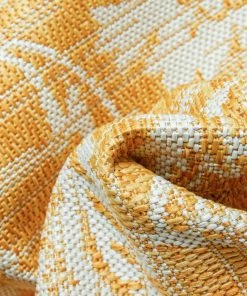 Well Woven Delphi Oriental Persian Indoor/Outdoor Yellow Flat-Weave Rug 15 Well Woven Delphi Oriental Persian Indoor/Outdoor Yellow Flat-Weave Rug