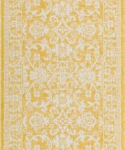 Well Woven Delphi Oriental Persian Indoor/Outdoor Yellow Flat-Weave Rug 19 Well Woven Delphi Oriental Persian Indoor/Outdoor Yellow Flat-Weave Rug