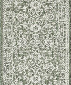 Well Woven Delphi Oriental Persian Indoor/Outdoor Green Flat-Weave Rug 19 Well Woven Delphi Oriental Persian Indoor/Outdoor Green Flat-Weave Rug