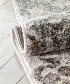 Well Woven Maisie Botanical Damask Pattern Ivory Vintage Rug Global