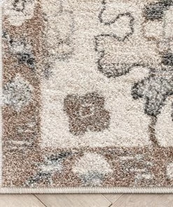 Well Woven Selma Oriental Floral Pattern Ivory Vintage Rug Global 12 Well Woven Selma Oriental Floral Pattern Ivory Vintage Rug Global