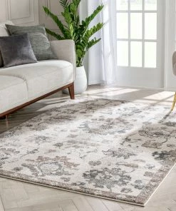 Well Woven Selma Oriental Floral Pattern Ivory Vintage Rug Global 13 Well Woven Selma Oriental Floral Pattern Ivory Vintage Rug Global