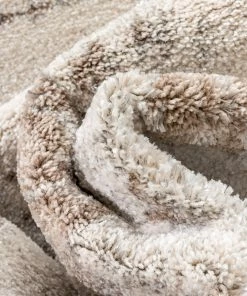 Well Woven Francis Abstract Brushstroke Ivory Vintage Rug Global