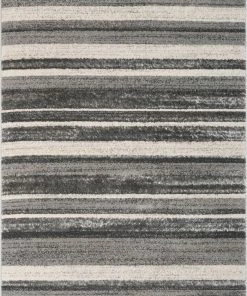Well Woven Cadi Contemporary Stripes Grey Rug