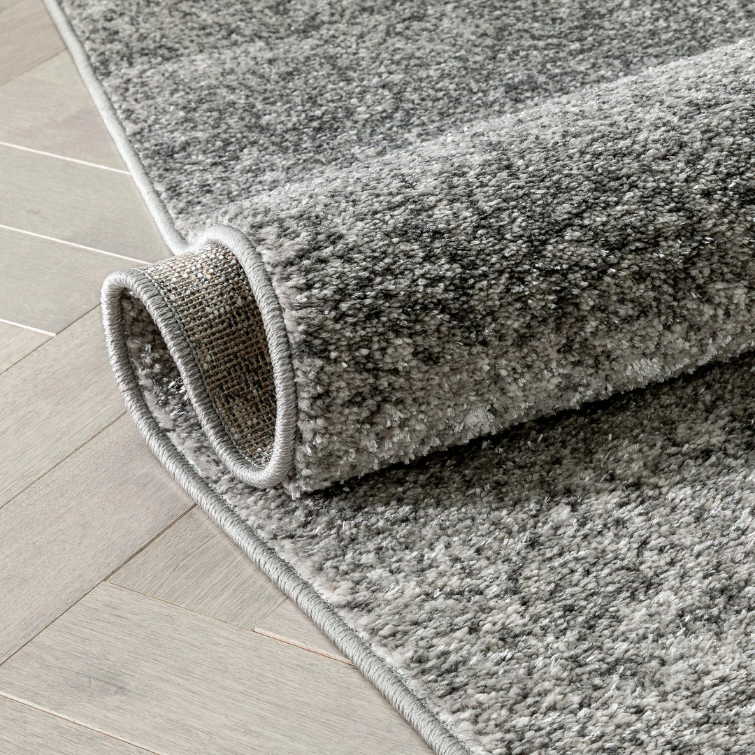 Well Woven Madia Industrial Solid & Striped Distressed Grey Rug Global 9 Well Woven Madia Industrial Solid & Striped Distressed Grey Rug Global