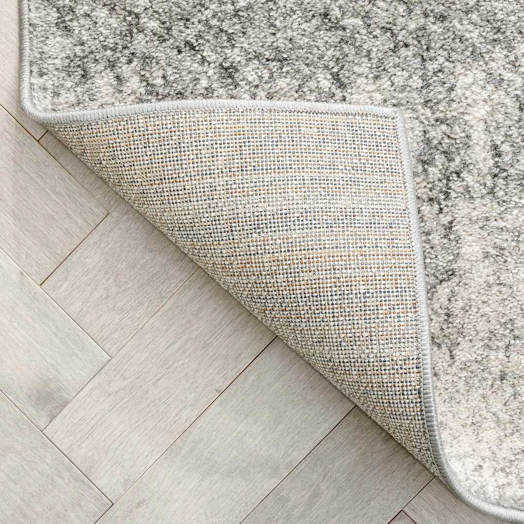 Well Woven Madia Industrial Solid & Striped Distressed Grey Rug Global 4 Well Woven Madia Industrial Solid & Striped Distressed Grey Rug Global