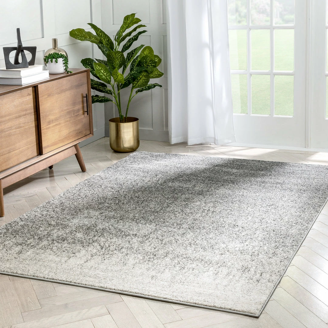 Well Woven Madia Industrial Solid & Striped Distressed Grey Rug Global 7 Well Woven Madia Industrial Solid & Striped Distressed Grey Rug Global