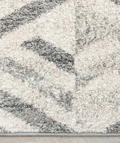 Well Woven Cordoba Modern Geometric Diamond Pattern Grey Rug