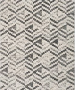 Well Woven Cordoba Modern Geometric Diamond Pattern Grey Rug