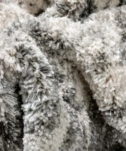 Well Woven Julie Distressed Chevron Stripes Grey Rug Global