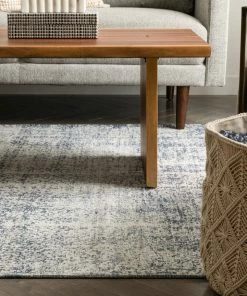 Well Woven Atri Modern Distressed Abstract Beige Kilim-Style 5'3