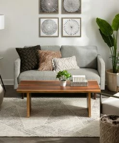 Well Woven Este Mid-Century Modern Geometric Distressed Grey Kilim-Style Rug Global