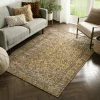 Well Woven Global Nola Vintage Distressed Orietnal Floral Yellow Kilim-Style Rug
