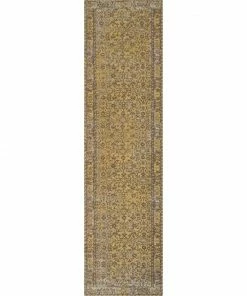 Well Woven Global Nola Vintage Distressed Orietnal Floral Yellow Kilim-Style Rug 21 Well Woven Global Nola Vintage Distressed Orietnal Floral Yellow Kilim-Style Rug