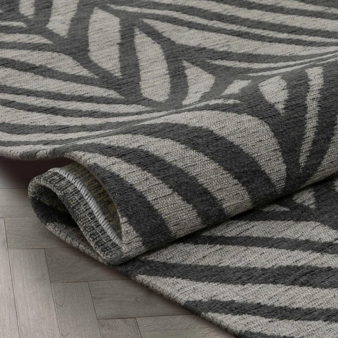 Well Woven Rimini Contemporary Geometric Pattern Black Kilim-Style Rug Global 5 Well Woven Rimini Contemporary Geometric Pattern Black Kilim-Style Rug Global