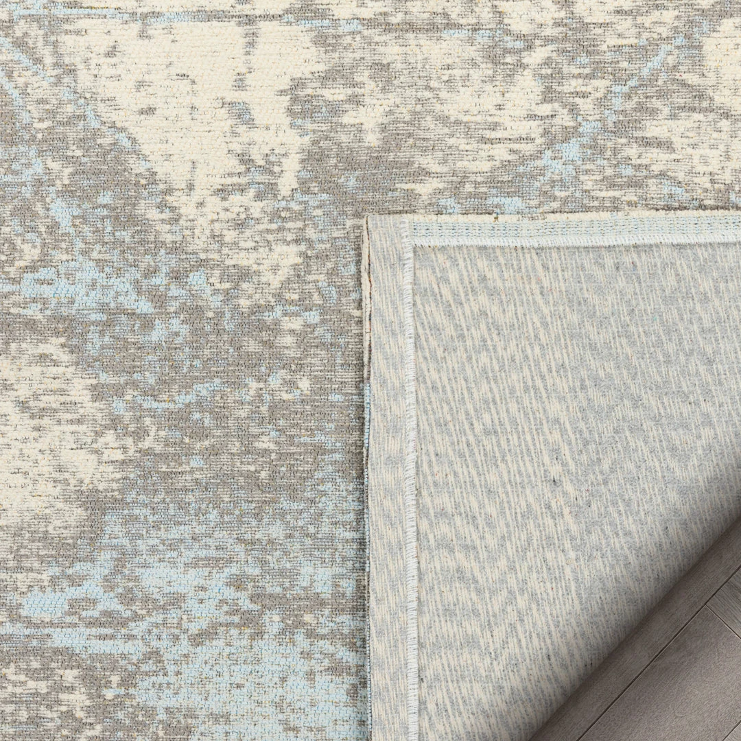 Well Woven Forio Contemporary Distressed Marble Pattern Beige Kilim-Style Rug 6 Well Woven Forio Contemporary Distressed Marble Pattern Beige Kilim-Style Rug