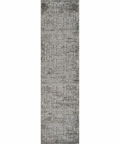 Well Woven Cantu Vintage Distressed Damask Pattern Black Kilim-Style Rug