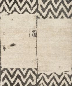 Well Woven Cassino Contemporary Chevron Brown Kilim-Style Rug