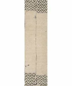 Well Woven Cassino Contemporary Chevron Brown Kilim-Style Rug