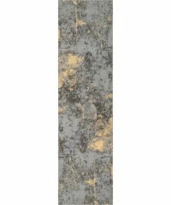 Well Woven Stressa Modern Distressed Abstract Brush Stroke Beige Kilim-Style Rug