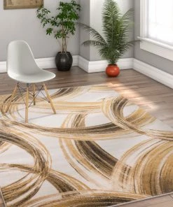 Well Woven Cooper Multi Modern Rug Geometric