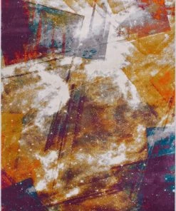 Well Woven Planetary Multi Modern Space Rug